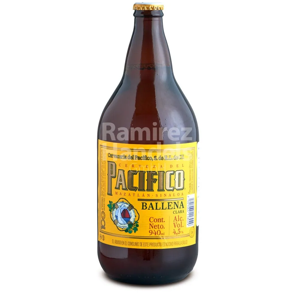 [MX2495] Cerveza CAGUAMA BALLENA Pacifico 940 ml