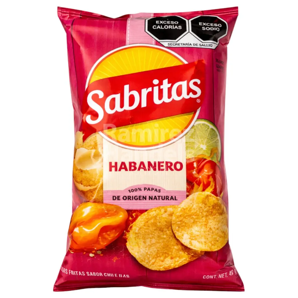 [MX2526] Sabritas Habanero Barcel 42 g