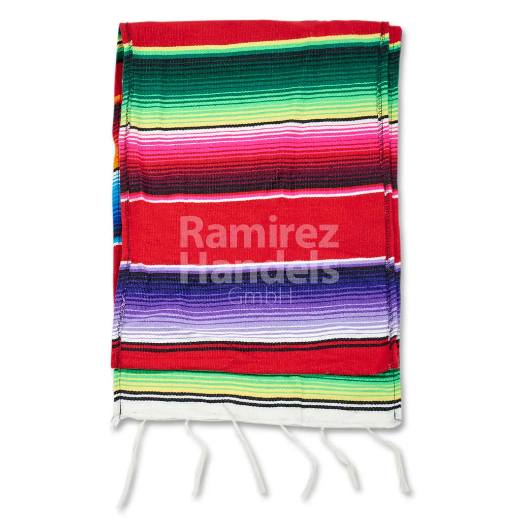 Camino de mesa angosto ROJO (32 cm ancho)